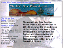 Tablet Screenshot of niel-gow.co.uk